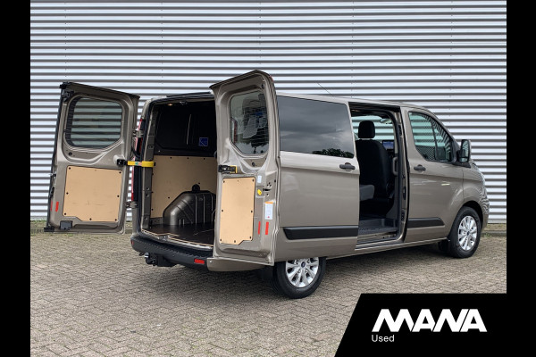 Ford Transit Custom 280 2.0TDCI L1H1 Trend DC Dubbel cabine Airco Navi Sensoren Trekhaak