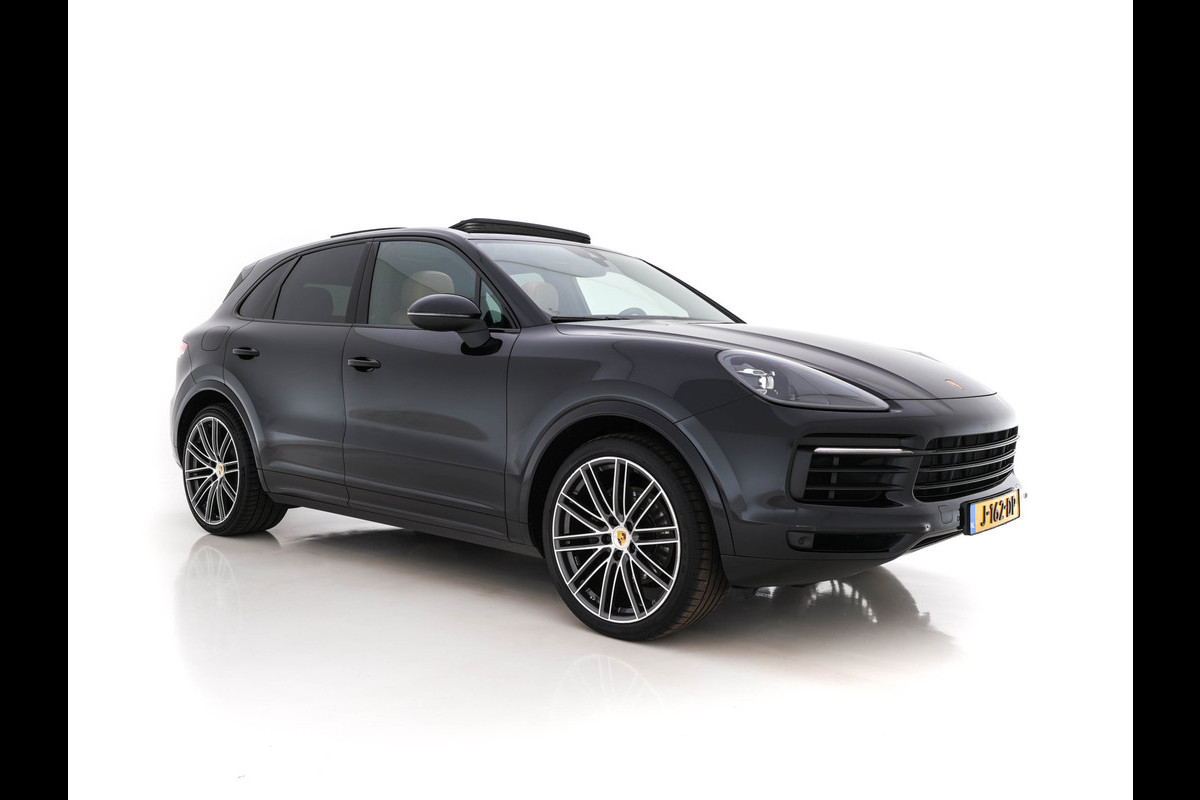 Porsche Cayenne 3.0 E-Hybrid Sport-Chrono-Pack (INCL-BTW) *PANO | NAPPA-VOLLEDER | FULL-LED | BOSE-SURROUND | MEMORY-PACK | AIR-SUPENSION | NAVI-FULLMAP | CAMERA | DAB+ | SPORT-SEATS | 22''ALU*