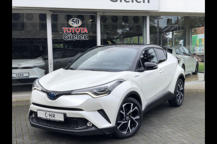 Toyota C-HR 1.8 Hybrid Bi-Tone | Trekhaak, Navigatie, Dodehoekherkenning, Stoelverwarming, 18 inch, Keyless, DAB