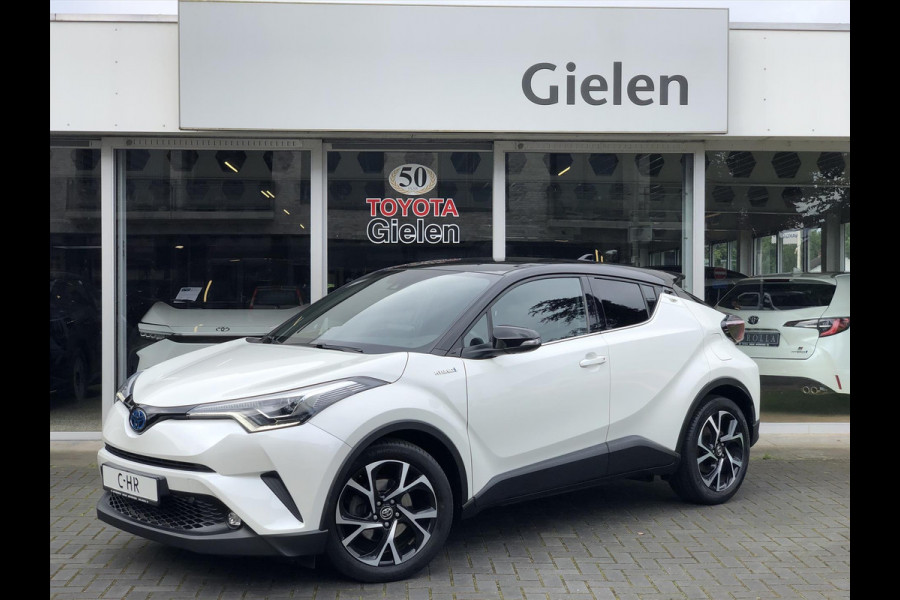 Toyota C-HR 1.8 Hybrid Bi-Tone | Trekhaak, Navigatie, Dodehoekherkenning, Stoelverwarming, 18 inch, Keyless, DAB