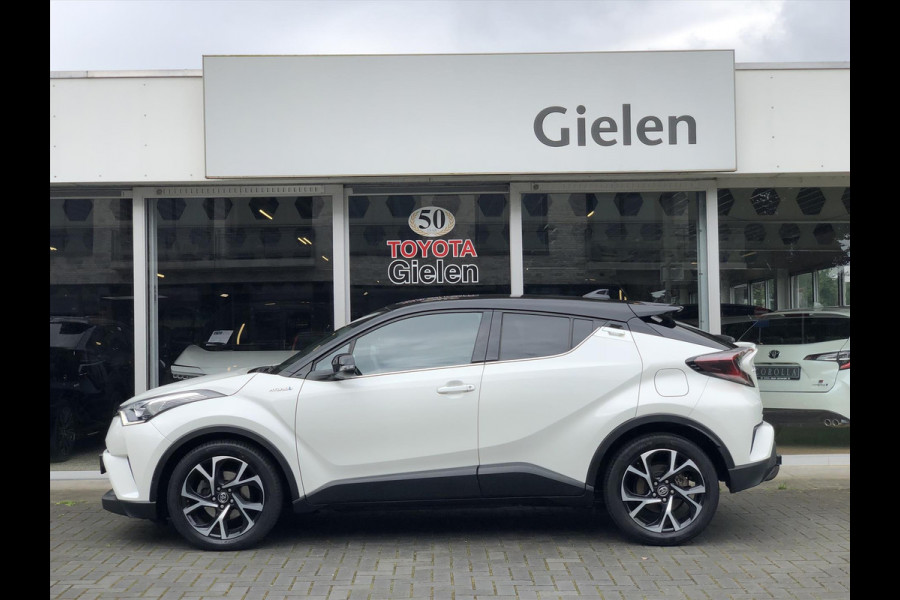 Toyota C-HR 1.8 Hybrid Bi-Tone | Trekhaak, Navigatie, Dodehoekherkenning, Stoelverwarming, 18 inch, Keyless, DAB