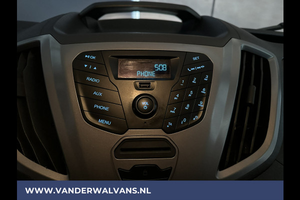 Ford Transit 2.0 TDCI L2H2 Euro6 Airco | Cruisecontrol | 2800kg Trekhaak | Verwarmde voorruit Parkeersensoren, Bijrijdersbank