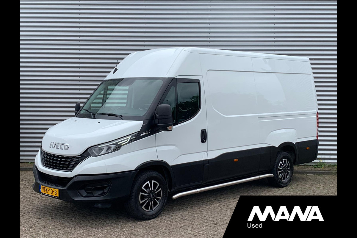 Iveco Daily 35S14V 2.3 140pk Automaat 352 L2LH2 LED Climatronic Navigatie Cruise Camera LMV Trekhaak Bluetooth Bijrijdersbank