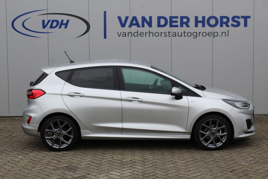 Ford Fiesta 1.0 100 pk EcoBoost ST-Line Winter pakket, Adap. cruise, Aut. airco, Camera, Carplay, Keyless Entry 17 Inch LMV