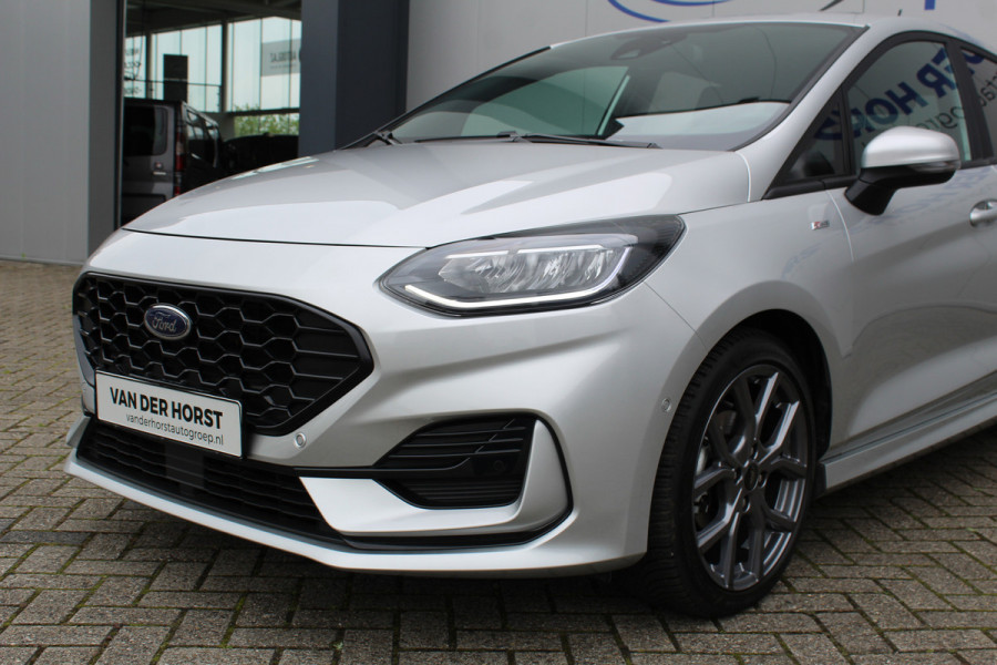 Ford Fiesta 1.0 100 pk EcoBoost ST-Line Winter pakket, Adap. cruise, Aut. airco, Camera, Carplay, Keyless Entry 17 Inch LMV