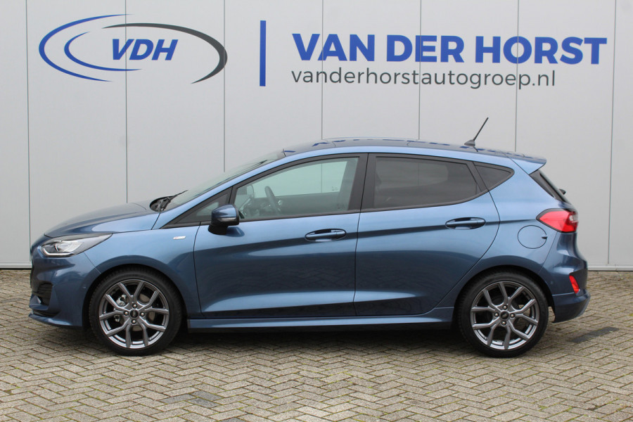 Ford Fiesta 1.0 100 pk EcoBoost ST-Line 5 deurs Winter pakket, Adap. cruise, Aut. airco, Camera, Carplay, Keyless Entry 17 Inch LMV