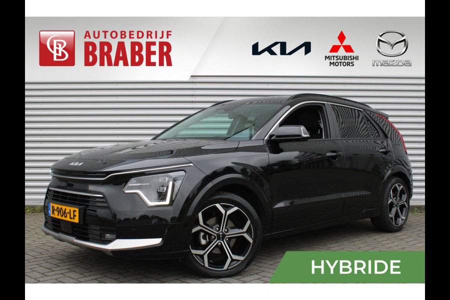 Kia Niro 1.6 GDi Hybrid DynamicPlusLine | 18" LM | Airco | Camera | Leer | All season | Stoel- stuur verwarming |