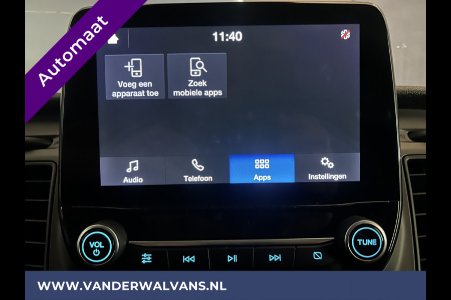 Ford Transit Custom 2.0 TDCI 130pk Automaat L1H1 Euro6 Airco | Camera | LED | Trekhaak Cruisecontrol, Parkeersensoren, Stoelverwarming, Verwarmde voorruit, Bijrijdersbank