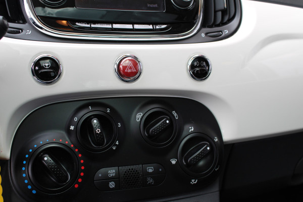 Fiat 500 1.2 Lounge 16'' lmv| Panoramadak| Mistlampen voor| Bluetooth