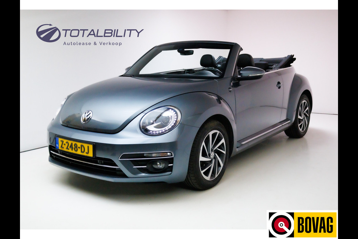 Volkswagen Beetle Cabriolet 1.4 TSI 150 PK Sound Edition Leer, Navigatie, Stoelverwarming, Cruise, Xenon, Electrische kap