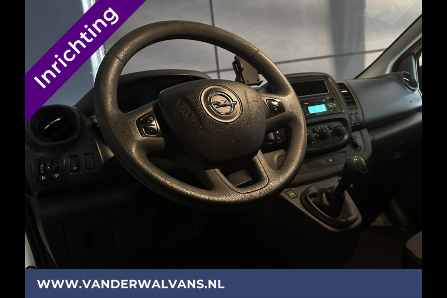 Opel Vivaro 1.6 CDTI L2H1 inrichting Euro6 Airco | Imperiaal | Trekhaak | Pipetube Cruisecontrol, Bluetooth-telefoonvoorbereiding, LED, Bijrijdersbank