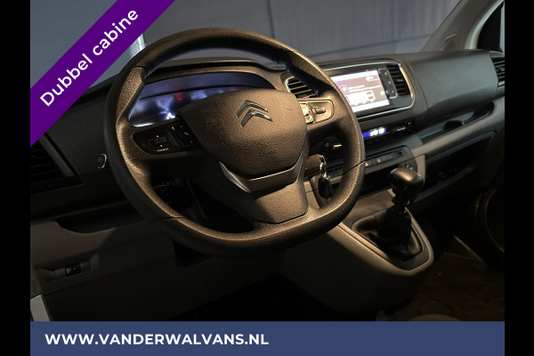 Citroën Jumpy 2.0 BlueHDI *MARGE, GEEN BTW* 123pk L3H1 XL Dubbel cabine Euro6 Airco | Navigatie cruisecontrol, parkeersensoren, 2500kg trekvermogen, apple car play, android