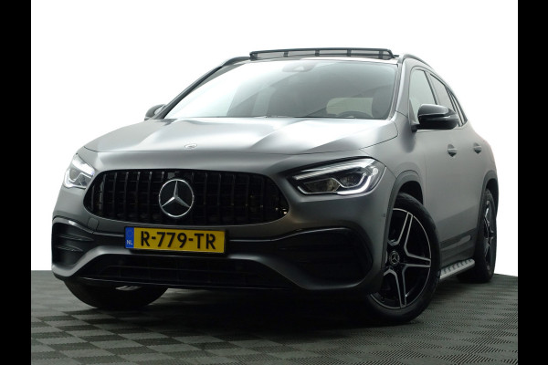 Mercedes-Benz GLA 200 AMG Night Edition Aut- Panodak I Leer I Widescreen I Sfeerverlichting I Matt grey