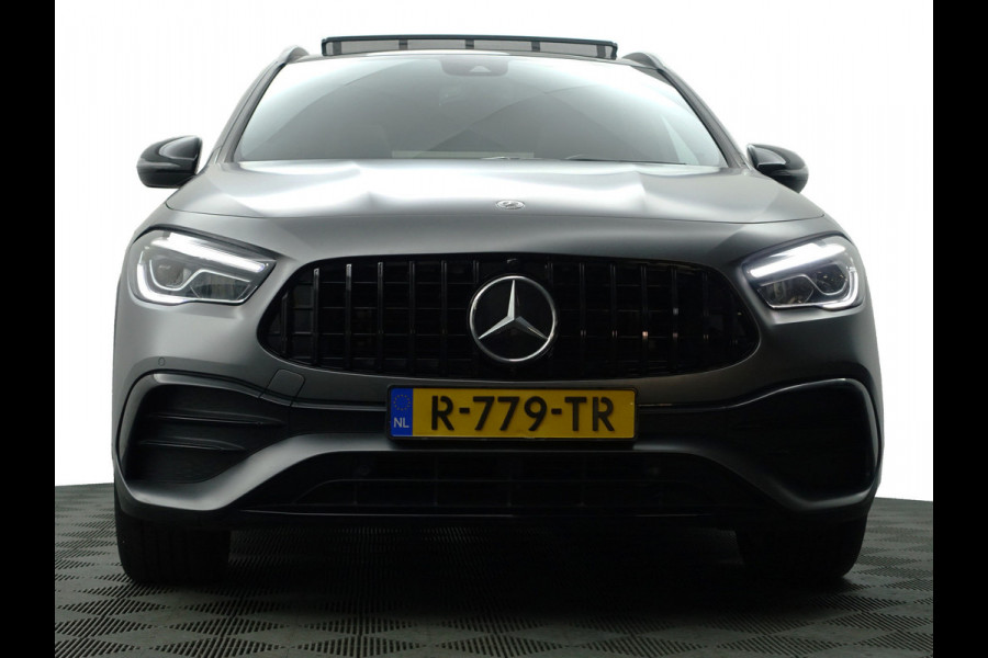 Mercedes-Benz GLA 200 AMG Night Edition Aut- Panodak I Leer I Widescreen I Sfeerverlichting I Matt grey