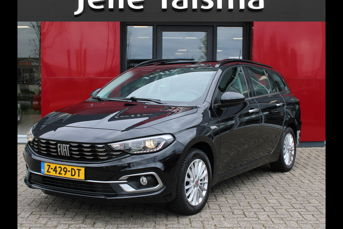 Fiat Tipo Stationwagon 1.0 T 100 Life | Climate Control | Apple Carplay/Android Auto | Stoelverwarming | Parkeersensoren Achter Let op rijdende auto, niet altijd aanwezig