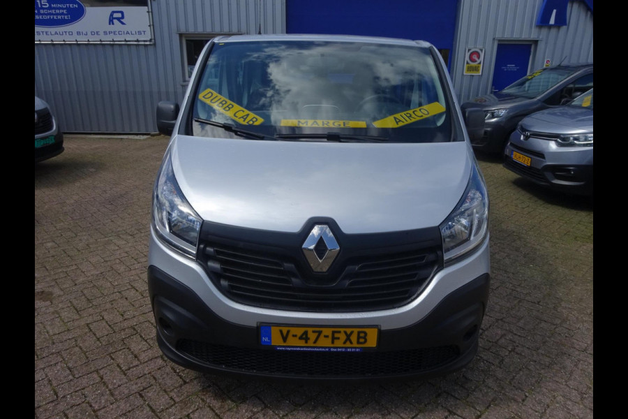 Renault Trafic 1.6 dCi T29 EU6 L2H1 DUBBELE CABINE MARGE AUTO AIRCO CRUISE NAV 2016