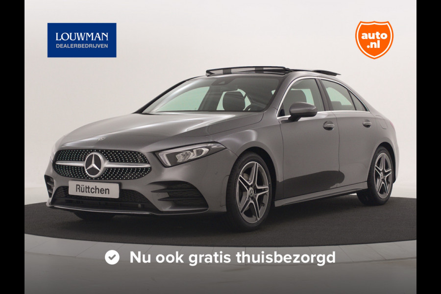 Mercedes-Benz A-Klasse 200 Business Solution AMG | Panoramadak, Digitale radio, Navigatie, Parkeerpakket, Spiegelpakket | Nu tijdelijk te financiëren tegen 3,90% rente (actie loopt t/m 15-5-2020)