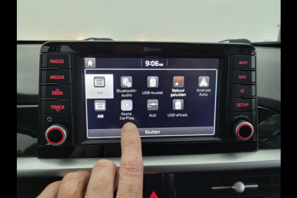 Kia Picanto 1.0 CVVT ComfortPlusLine Navi | Carplay (!) | Parkeercamera | LM velgen | Weinig km's | Dealeronderhouden