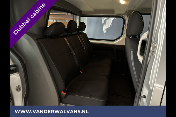 Renault Trafic 1.6dCi MARGE AUTO, GEEN BTW L2H1 Dubbele cabine Euro6 Airco | Navigatie Cruisecontrol, parkeersensoren, Bluetooth telefoonvoorbereiding, 5-zits