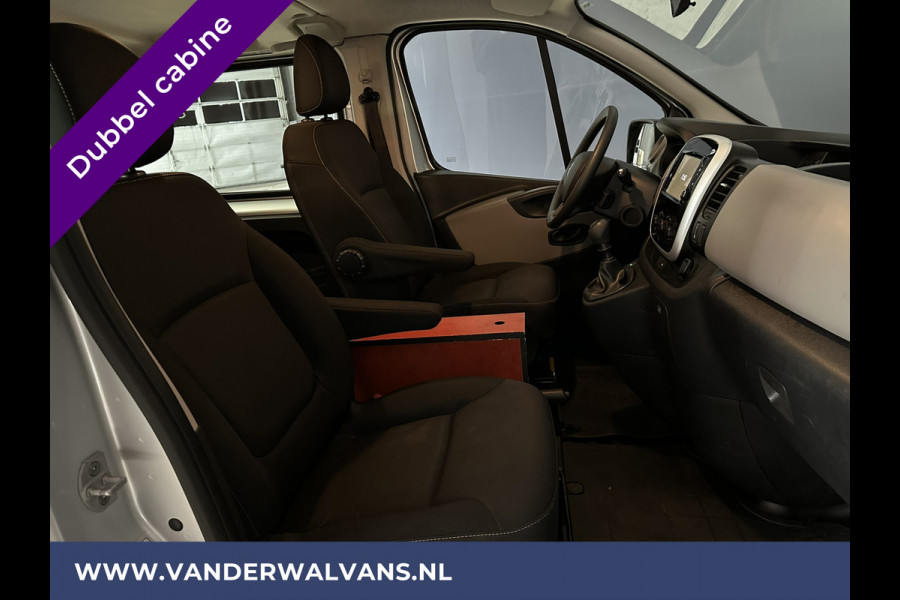 Renault Trafic 1.6dCi MARGE AUTO, GEEN BTW L2H1 Dubbele cabine Euro6 Airco | Navigatie Cruisecontrol, parkeersensoren, Bluetooth telefoonvoorbereiding, 5-zits