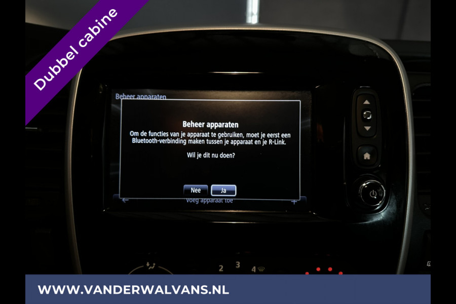 Renault Trafic 1.6dCi MARGE AUTO, GEEN BTW L2H1 Dubbele cabine Euro6 Airco | Navigatie Cruisecontrol, parkeersensoren, Bluetooth telefoonvoorbereiding, 5-zits