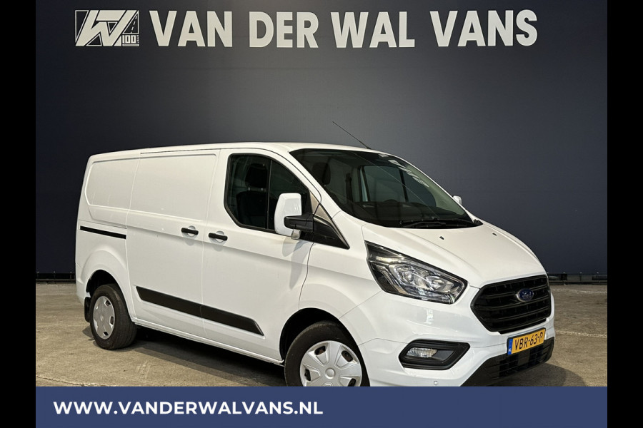 Ford Transit Custom 2.0 TDCI L1H1 Euro6 Airco | 2500kg trekvermogen | Parkeersensoren | LED CruiseControl, Bijrijdersbank, achterklep