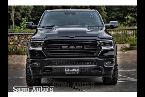 Dodge Ram 1500 4 JAAR GARANTIE | LPG | COVER | GROOTSCHERM 12" INCH | LARAMIE NIGHT PERFORMANCE | 5 PERSOONS | ZWART | HEMI 5.7 V8 4x4 CREWCAB 5'7 | GRIJSKENTEKEN | DUBBELE CABINE | DIRECT RIJDEN | BESTE PRIJS VAN NEDERLAND | VOORRAAD NR 2087 -  4713