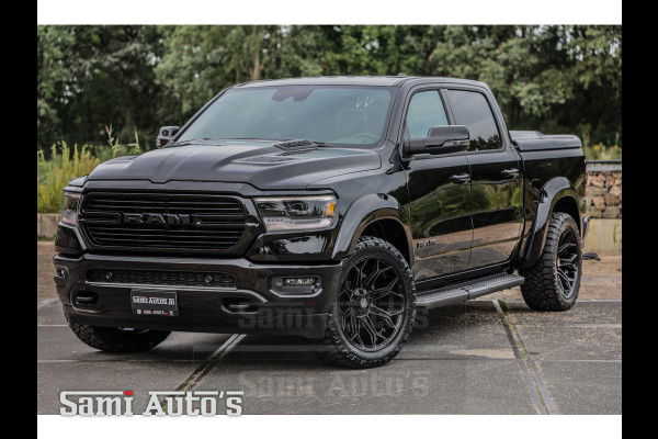 Dodge Ram 1500 4 JAAR GARANTIE | LPG | COVER | GROOTSCHERM 12" INCH | LARAMIE NIGHT PERFORMANCE | 5 PERSOONS | ZWART | HEMI 5.7 V8 4x4 CREWCAB 5'7 | GRIJSKENTEKEN | DUBBELE CABINE | DIRECT RIJDEN | BESTE PRIJS VAN NEDERLAND | VOORRAAD NR 2087 -  4713