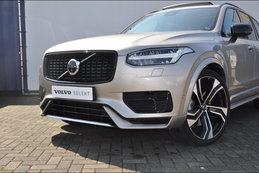 Volvo XC90 T8 455PK Automaat Recharge AWD Ultimate Dark / Long range / Adaptieve cruise control / BLIS / Bowers en Wilkins audio / Parkeersensoren met 360 Camera / Elektrische achterklep / 22” velgen / Elektrische stoelen / Apple carplay / Panoramadak / Head up display / Luchtvering