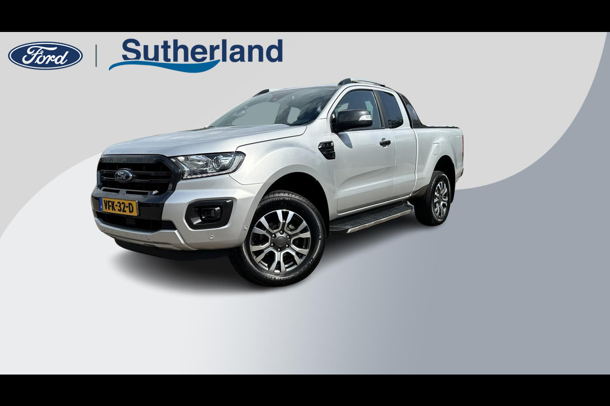 Ford Ranger 2.0 EcoBlue Wildtrak Supercab SCI 213pk Automaat | 3.500kg Trekgewicht | Stoelverwarming | Achteruitrijcamera | Adaptieve Cruise