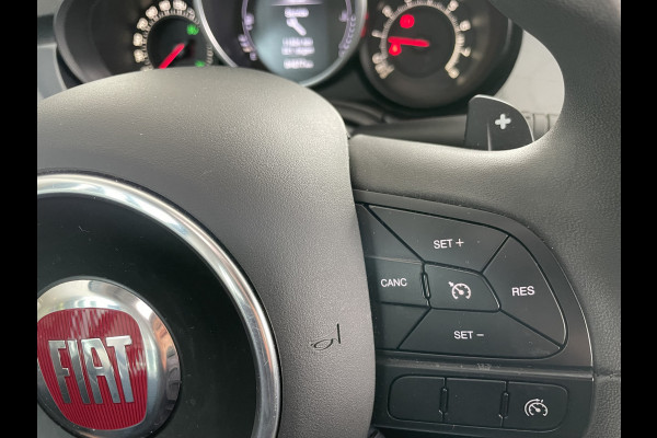 Fiat 500X 1.4 Turbo lounge automaat leer panoramadak clima navi panoramadak leer  Clim. control - Panorama schuif/kanteldak -Cruise control - Parks.A -  - Navi - Radio/USB/AUX/TEL - MFL-Stuurwiel - ML - LMV - L-Bekl. - CD+AB - Ramen E-V+A - Spiegels E-V+V - V-Stoelen VW -
