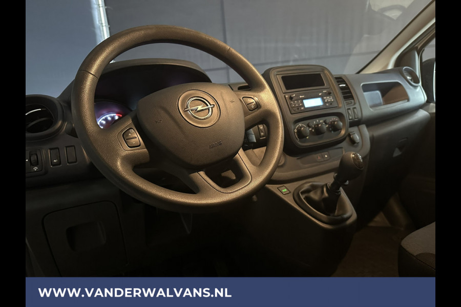 Opel Vivaro 1.6 CDTI 126pk L2H1 Euro6 Airco | Imperiaal | Trekhaak | LED | Cruisecontrol Parkeersensoren, Bijrijdersbank