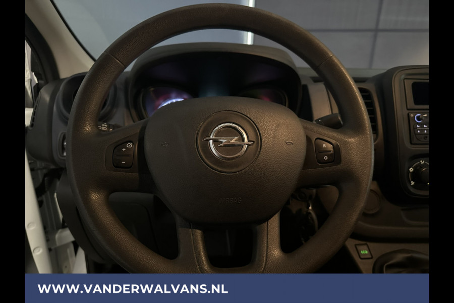 Opel Vivaro 1.6 CDTI 126pk L2H1 Euro6 Airco | Imperiaal | Trekhaak | LED | Cruisecontrol Parkeersensoren, Bijrijdersbank