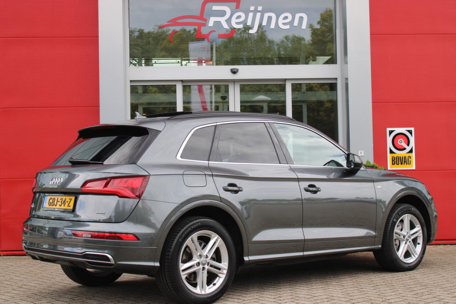 Audi Q5 50 TFSI 300PK S-LINE QUATTRO S-TRONIC | PANORAMISCH SCHUIF/KANTEL DAK | ELEKTRISCHE ACHTER KLEP | NAVIGATIE | ADAPTIVE CRUISE CONTROL | FULL LED KOPLAMPEN | VIRTUAL COCKPIT | STOEL VERWARMING | ACHTERUITRIJ CAMERA | KEYLESS ENTRY/START |