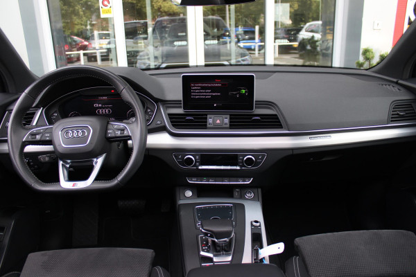 Audi Q5 50 TFSI 300PK S-LINE QUATTRO S-TRONIC | PANORAMISCH SCHUIF/KANTEL DAK | ELEKTRISCHE ACHTER KLEP | NAVIGATIE | ADAPTIVE CRUISE CONTROL | FULL LED KOPLAMPEN | VIRTUAL COCKPIT | STOEL VERWARMING | ACHTERUITRIJ CAMERA | KEYLESS ENTRY/START |