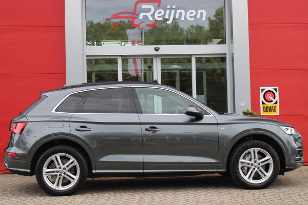 Audi Q5 50 TFSI 300PK S-LINE QUATTRO S-TRONIC | PANORAMISCH SCHUIF/KANTEL DAK | ELEKTRISCHE ACHTER KLEP | NAVIGATIE | ADAPTIVE CRUISE CONTROL | FULL LED KOPLAMPEN | VIRTUAL COCKPIT | STOEL VERWARMING | ACHTERUITRIJ CAMERA | KEYLESS ENTRY/START |