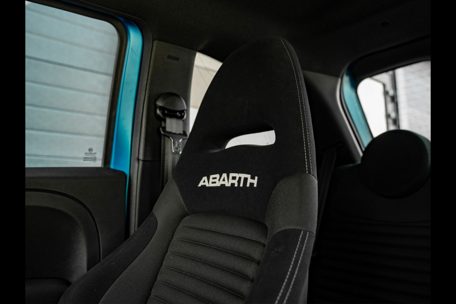 Abarth 595 Competizione 180pk | Biposto Pack | Sabelt stoelen | CarPlay | Blu Rally mat