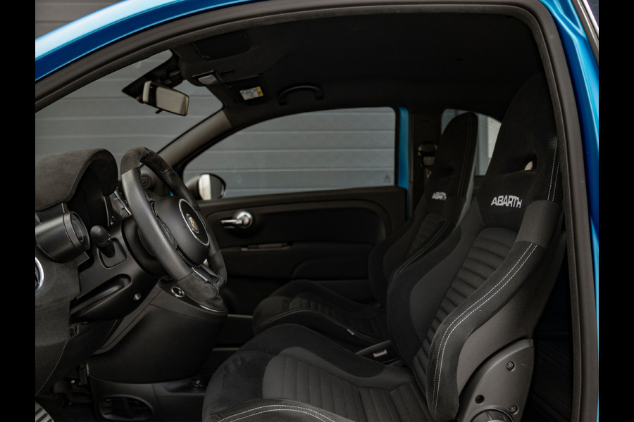 Abarth 595 Competizione 180pk | Biposto Pack | Sabelt stoelen | CarPlay | Blu Rally mat