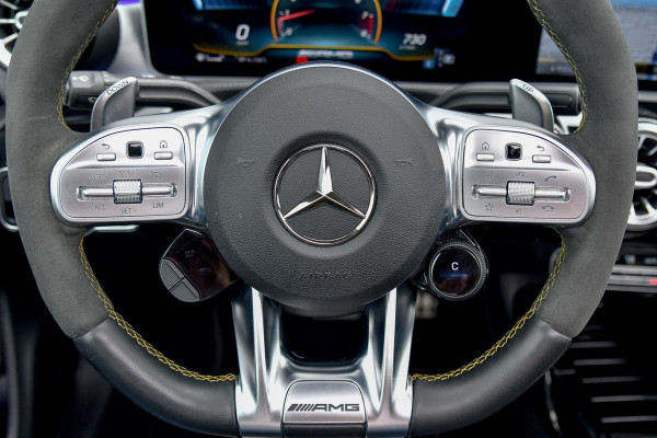 Mercedes-Benz CLA-Klasse AMG 45 S 4MATIC+ Aero, Pano, Schaal, 360, Memory, Burm, Keyless, Dodeh, CarPlay!
