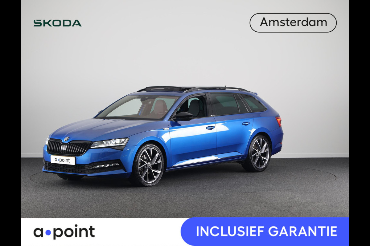 Škoda Superb Combi 1.5 TSI ACT Sportline Business 150 pk DSG| Panoramadak | Navigatie | Parkeersensoren | Achteruitrijcamera | Adaptieve cruise control