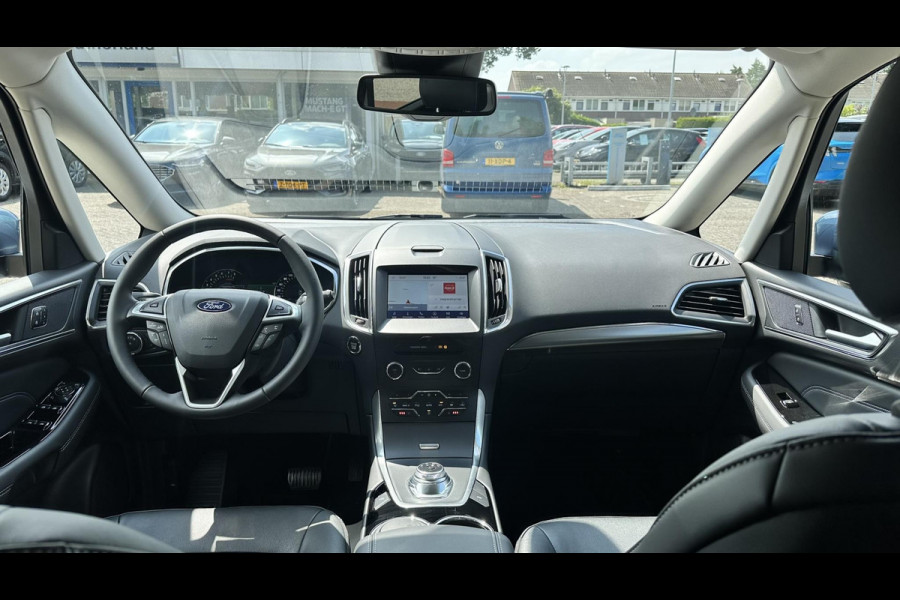 Ford Galaxy 2.5 FHEV Hybride Titanium 190pk 7 pers | NIEUW! | Adaptieve Cruise | Memory seats |  Full LEDER | LED Koplampen | Achteruitrijcamera