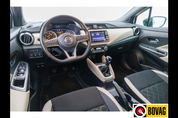 Nissan Micra 1.0 IG-T N-Design 93 PK Navigatie, Camera, App. connect, Cruise control, All season banden, Airco