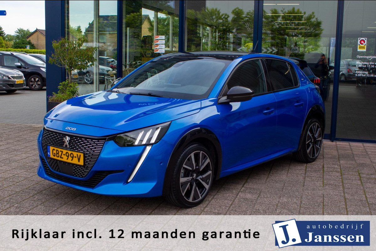 Peugeot 208 1.2 PureTech GT automaat 131pk | Prijs rijklaar incl. 12 mnd garantie | Navi Camera Panodak Cruise DAB Apple/Android