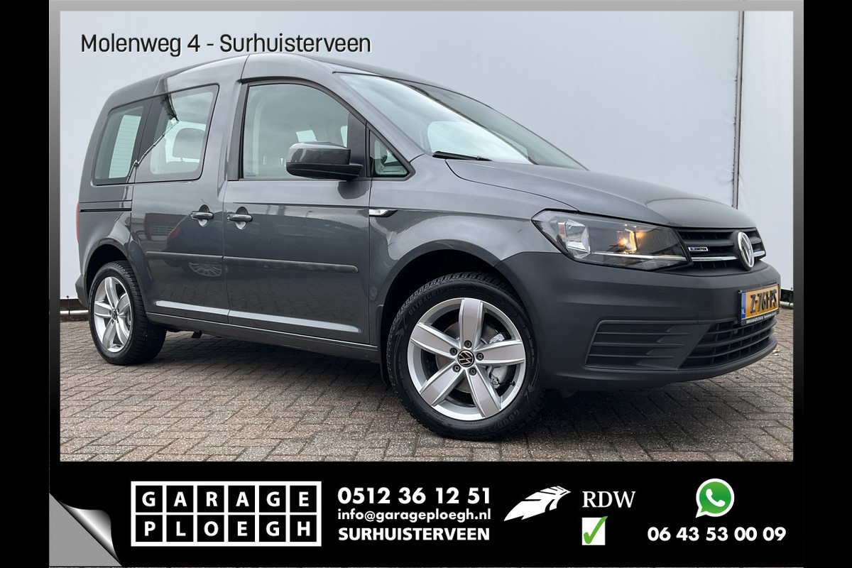 Volkswagen Caddy 1.4 TGI Automaat Navi 2xSchuifd Stoelverwarming 5-persoons