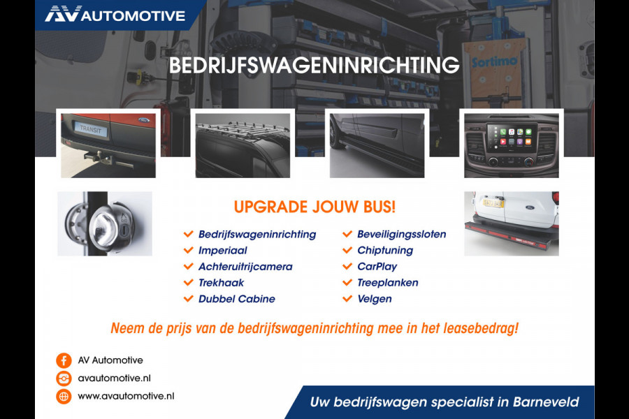 Ford Transit Custom 2.0 TDCI | CarPlay | AV Edition | Stoelverwarming | PDC V+A | Cruise control | Nieuwe APK | Onderhoudsbeurt