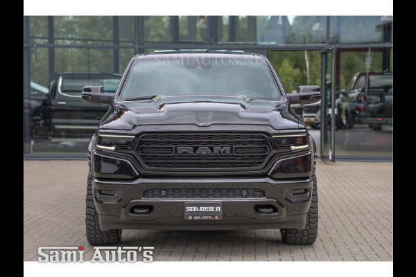 Dodge Ram 1500 LIMITED NIGHT | LPG | COVER| RAMBOX | MWK | VIRUAL | HUD ADG | SER LUCHTVERING | MEEST VOLLE UITVOERING | 5.7 V8 HEMI 402PK | CREW CAB | DUBBELE CABINE | DC | 5 PERSOONS | GRIJSKENTEKEN BEDRIJFS AUTO | VOORRAAD NUMMER 2168 - 6413 | TOP DEAL !! MEEST LUXE SPORT UITVOERING !