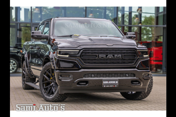 Dodge Ram 1500 LIMITED NIGHT | LPG | COVER| RAMBOX | MWK | VIRUAL | HUD ADG | SER LUCHTVERING | MEEST VOLLE UITVOERING | 5.7 V8 HEMI 402PK | CREW CAB | DUBBELE CABINE | DC | 5 PERSOONS | GRIJSKENTEKEN BEDRIJFS AUTO | VOORRAAD NUMMER 2168 - 6413 | TOP DEAL !! MEEST LUXE SPORT UITVOERING !