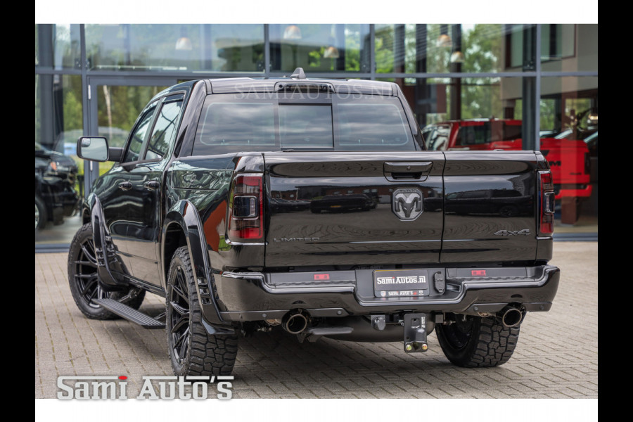 Dodge Ram 1500 LIMITED NIGHT | LPG | COVER| RAMBOX | MWK | VIRUAL | HUD ADG | SER LUCHTVERING | MEEST VOLLE UITVOERING | 5.7 V8 HEMI 402PK | CREW CAB | DUBBELE CABINE | DC | 5 PERSOONS | GRIJSKENTEKEN BEDRIJFS AUTO | VOORRAAD NUMMER 2168 - 6413 | TOP DEAL !! MEEST LUXE SPORT UITVOERING !