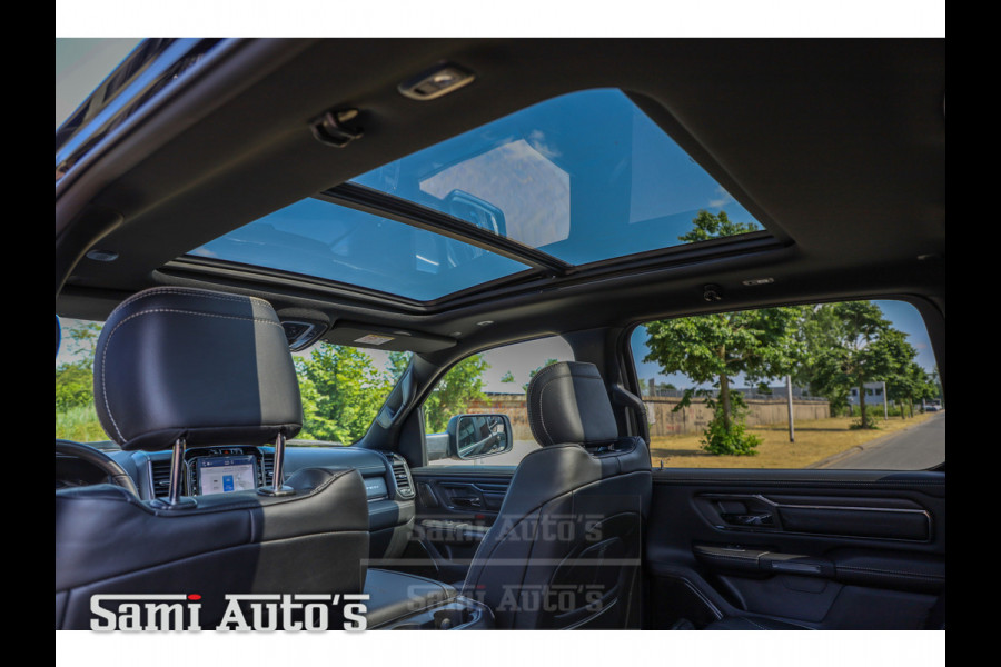 Dodge Ram 1500 LIMITED NIGHT | LPG | COVER| RAMBOX | MWK | VIRUAL | HUD ADG | SER LUCHTVERING | MEEST VOLLE UITVOERING | 5.7 V8 HEMI 402PK | CREW CAB | DUBBELE CABINE | DC | 5 PERSOONS | GRIJSKENTEKEN BEDRIJFS AUTO | VOORRAAD NUMMER 2168 - 6413 | TOP DEAL !! MEEST LUXE SPORT UITVOERING !