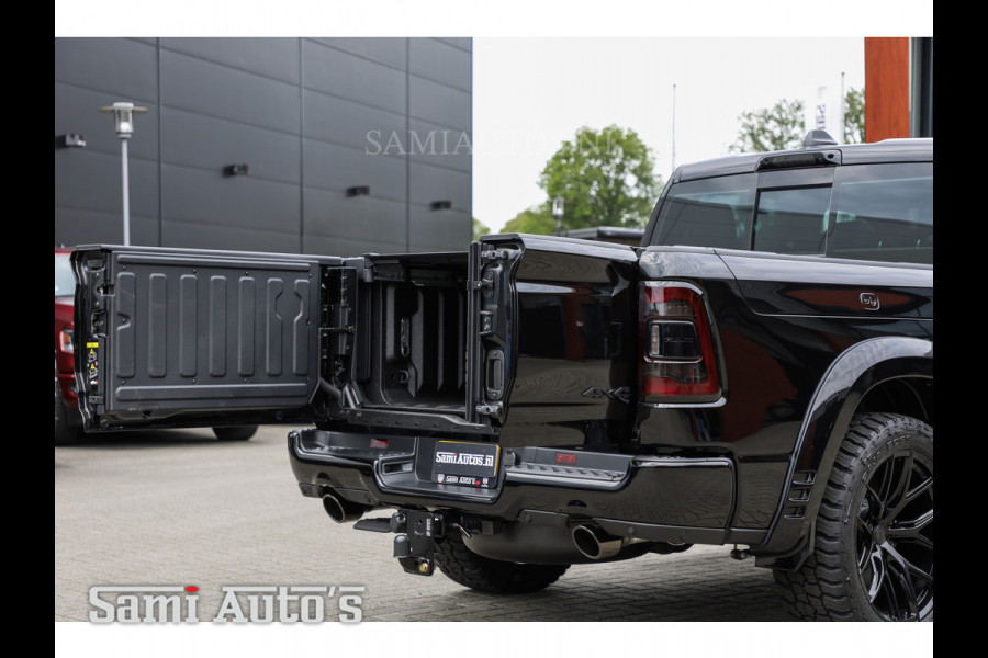 Dodge Ram 1500 LIMITED NIGHT | LPG | COVER| RAMBOX | MWK | VIRUAL | HUD ADG | SER LUCHTVERING | MEEST VOLLE UITVOERING | 5.7 V8 HEMI 402PK | CREW CAB | DUBBELE CABINE | DC | 5 PERSOONS | GRIJSKENTEKEN BEDRIJFS AUTO | VOORRAAD NUMMER 2168 - 6413 | TOP DEAL !! MEEST LUXE SPORT UITVOERING !